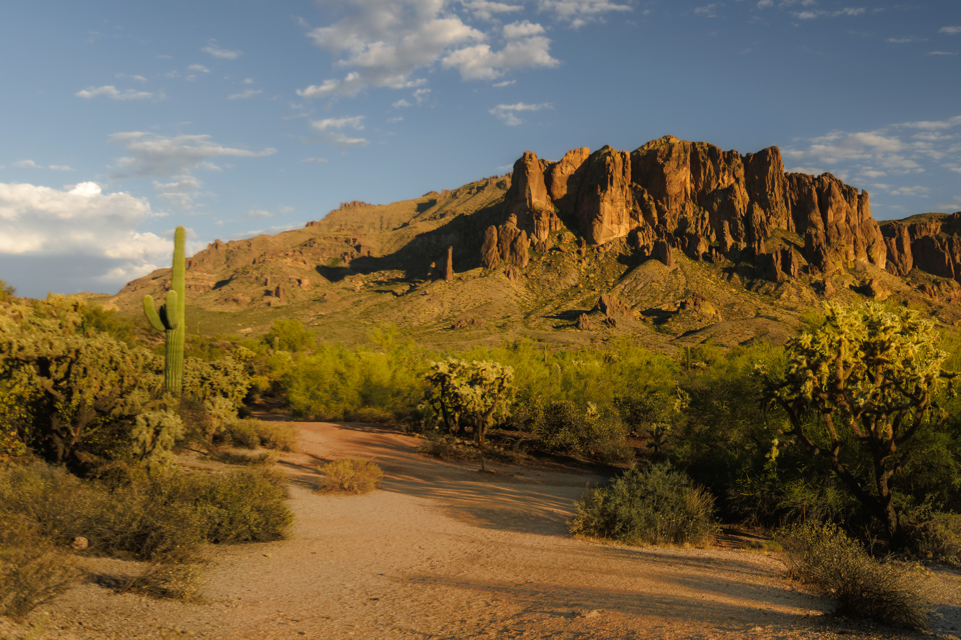 Scenic view of the Lost Dutchman Mountains in Arizona providing a grounded backdrop for counseling